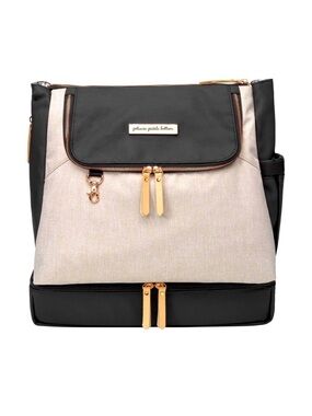 Petunia Pickle Bottom Pivot Pack Black & Sand Diaper Bag